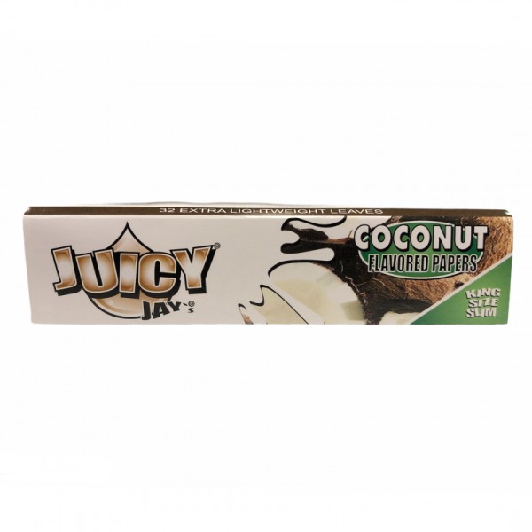 Juicy Jays King Size Slim Coconut - Χονδρική